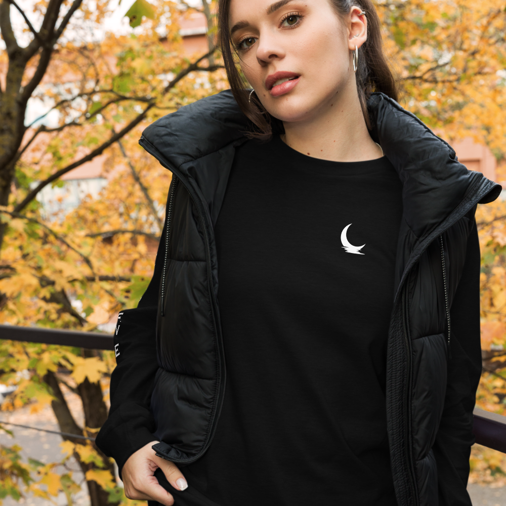 NEO Unisex Long Sleeve Tee w/ printed sleeves – Never Ever NEO Unisex Long Sleeve Tee w/ printed sleeves – Never Ever